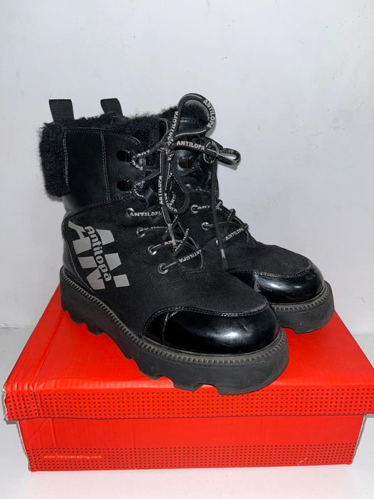 Зимние ботинки для девочек 34 размер