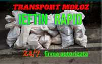 Transport moloz piatra nisip