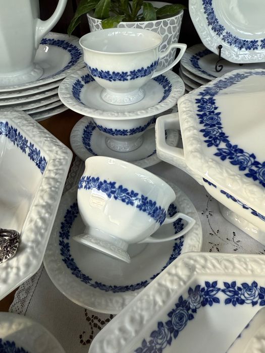 Rosenthal Maria сервиз за хранене и кафе за 6 човека Отлично състояние