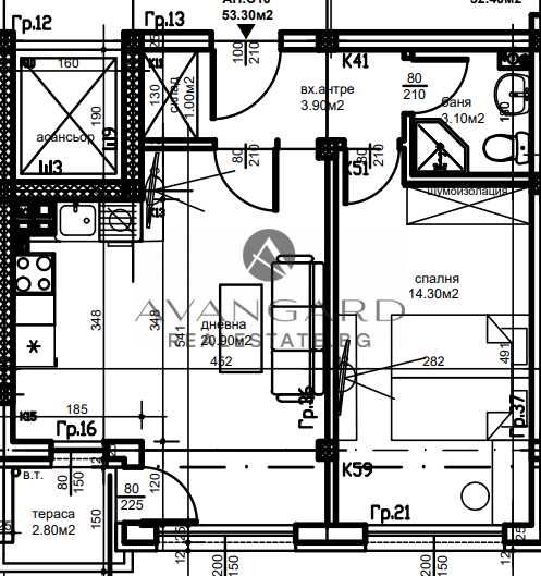 Продава се Двустаен апартамент в Пловдив, Остромила - 61 кв.м за 989 €/кв.м - Снимка #7