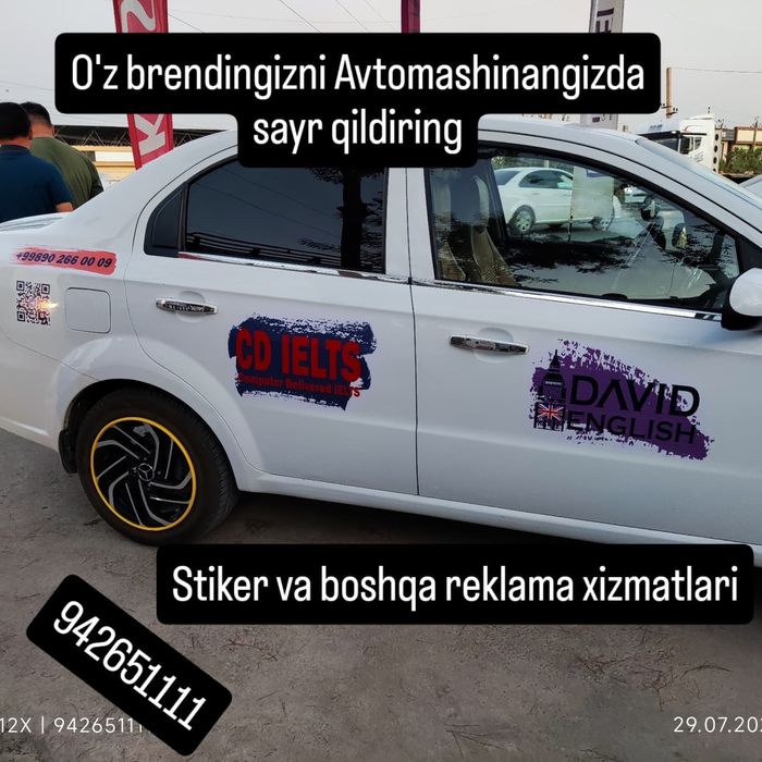 Reklama.Bukva.bortma xarflar
