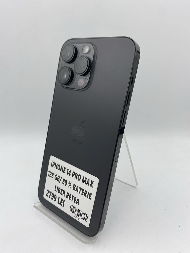 Iphone 14 Pro Max 128Gb/80 % Baterie GARANTIE/FACTURA #42691