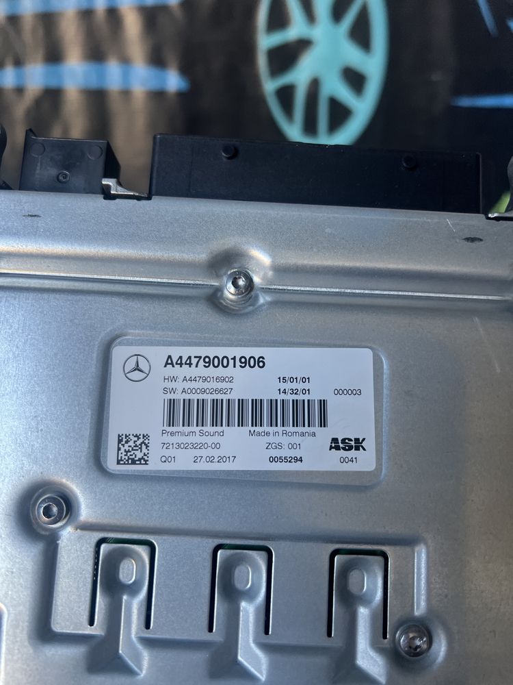 Mercedes Vito V-Class W447 Sistem Audio Complet Burmester Boxe