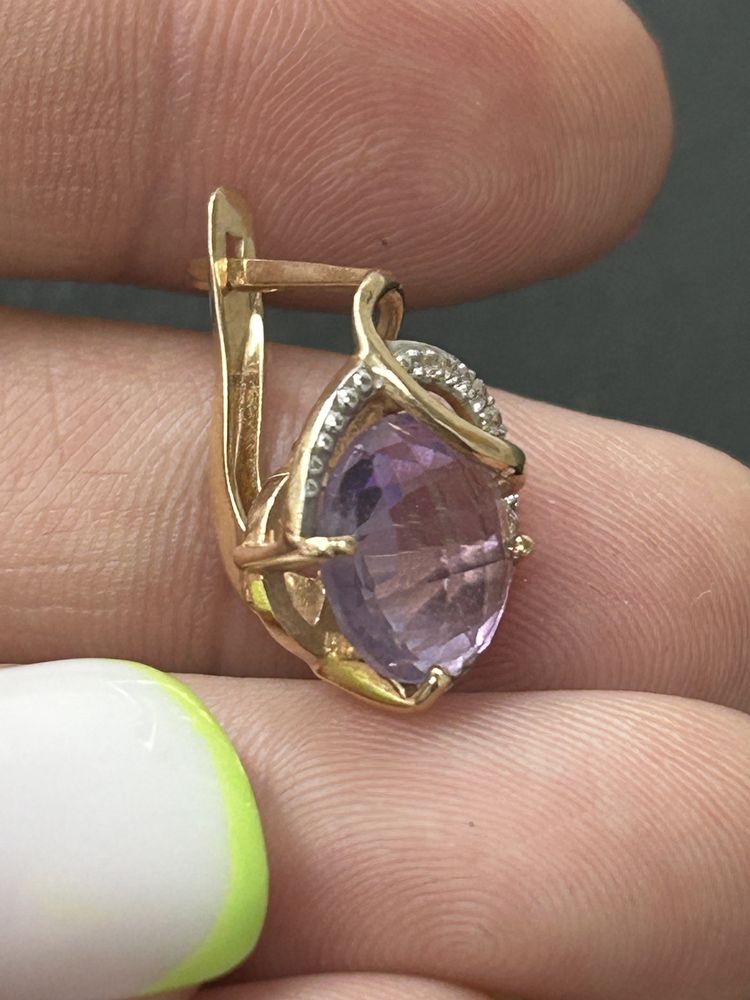 Серьги золотые 585