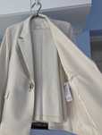 Costum de gala femeie alb crem (ivoire)