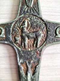 Crucifix bronz vechi