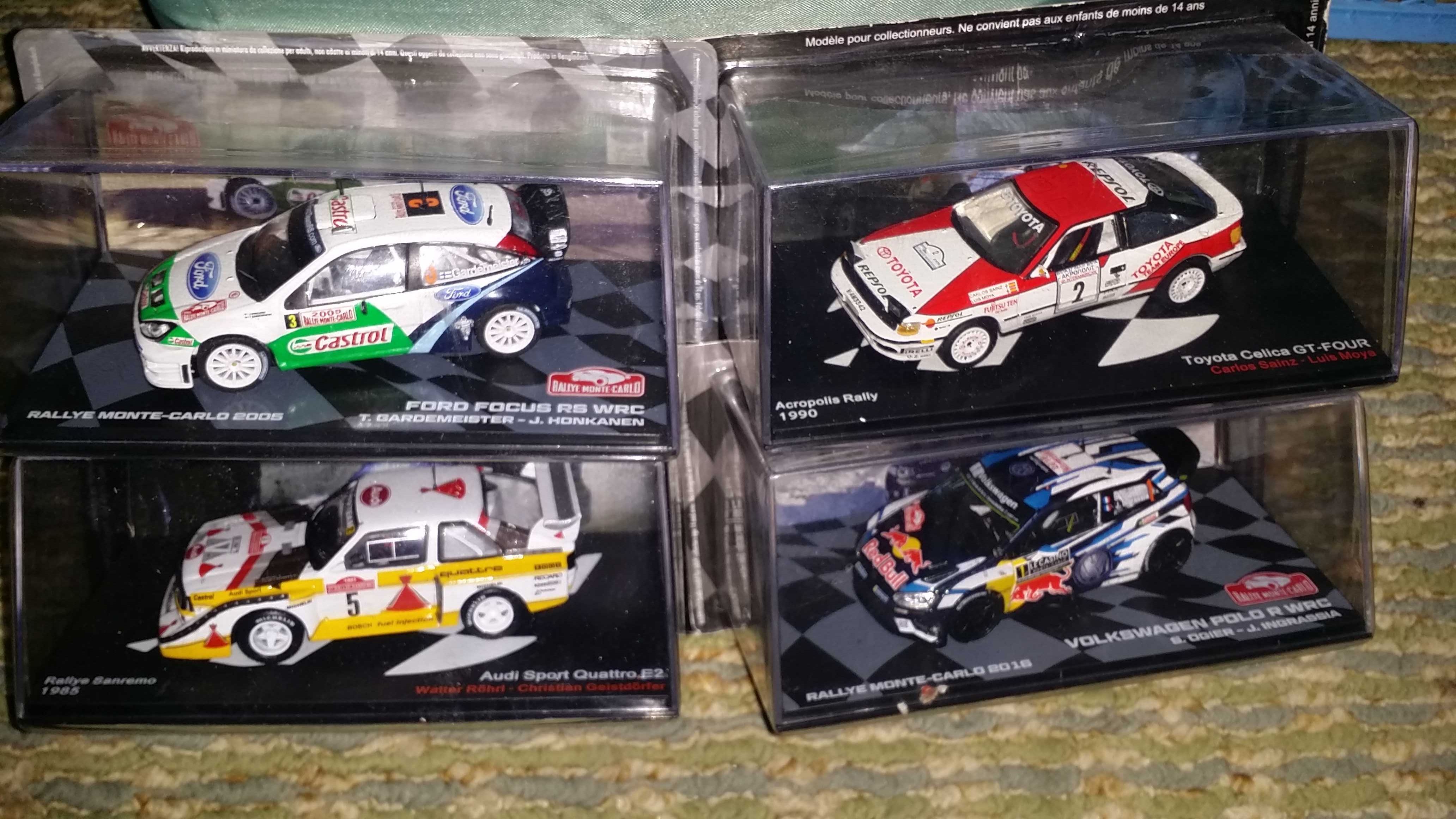 WRC.Rally.Ixo/Altaya.1.43.AUDI.FORD.Renault.Peugeot.Citroen.MITSUBISHI