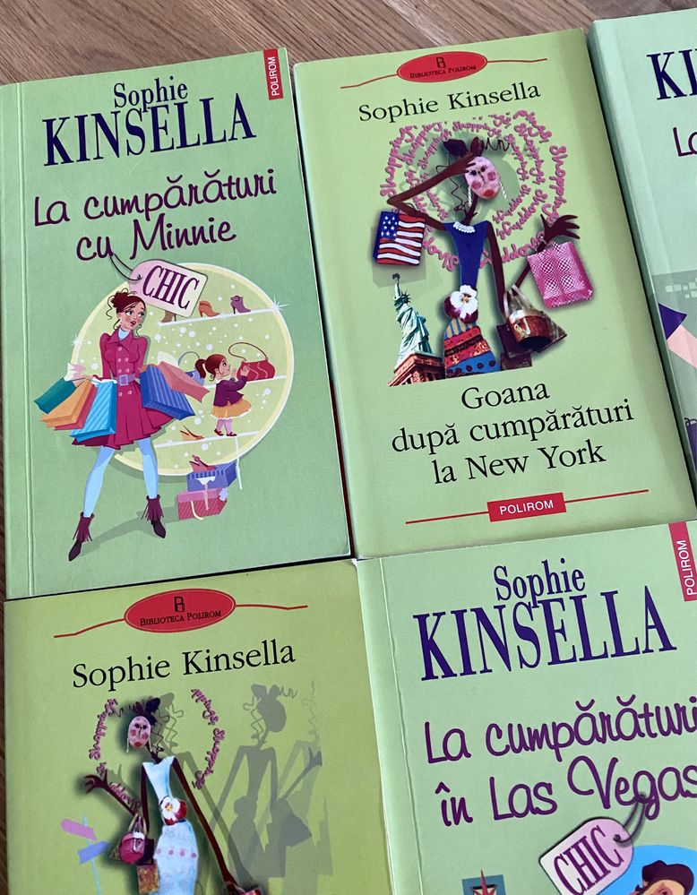 Set 6 carti Sophie Kinsella - pt cititoarele pasionate de shopping