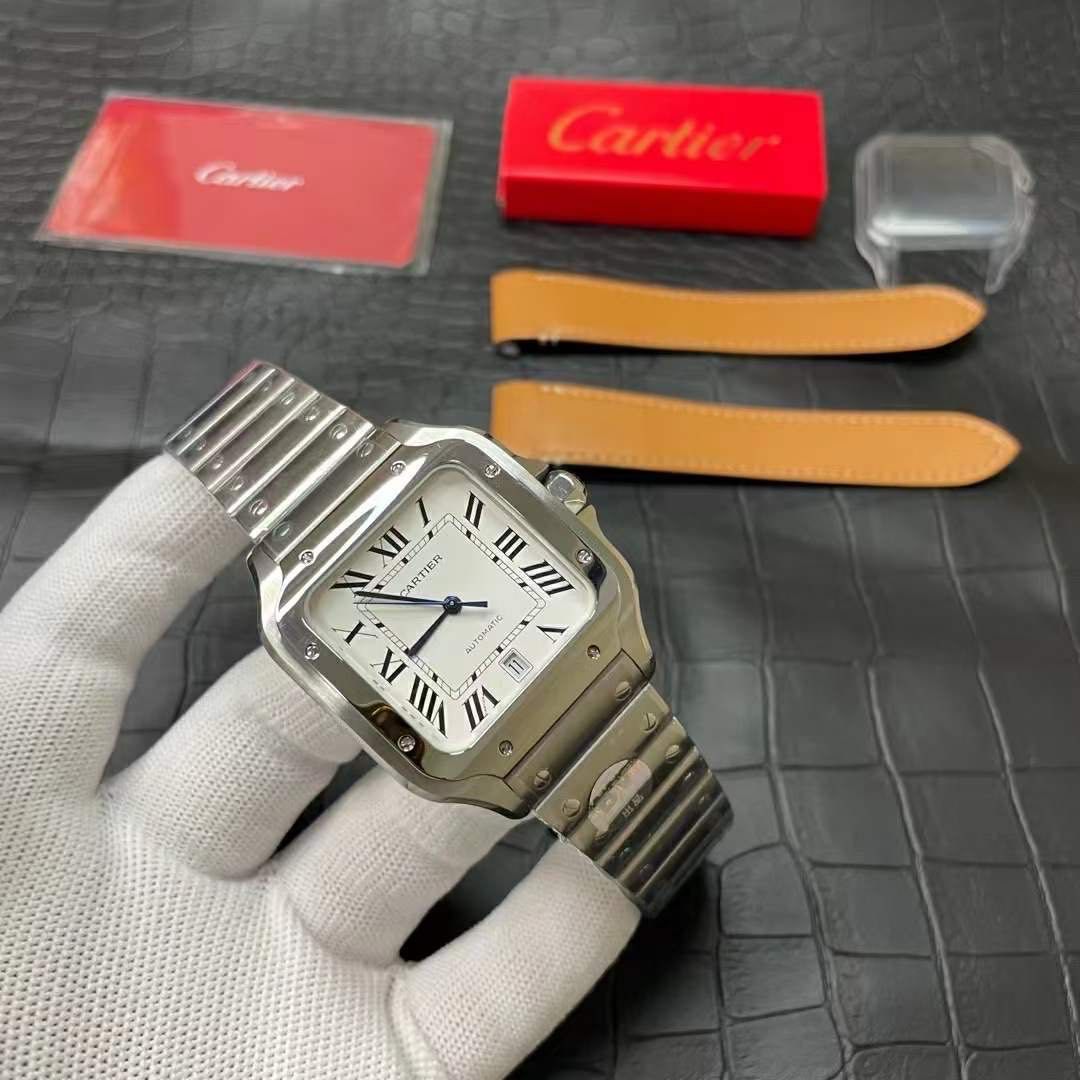 Cartier Santos 100XL Argintiu