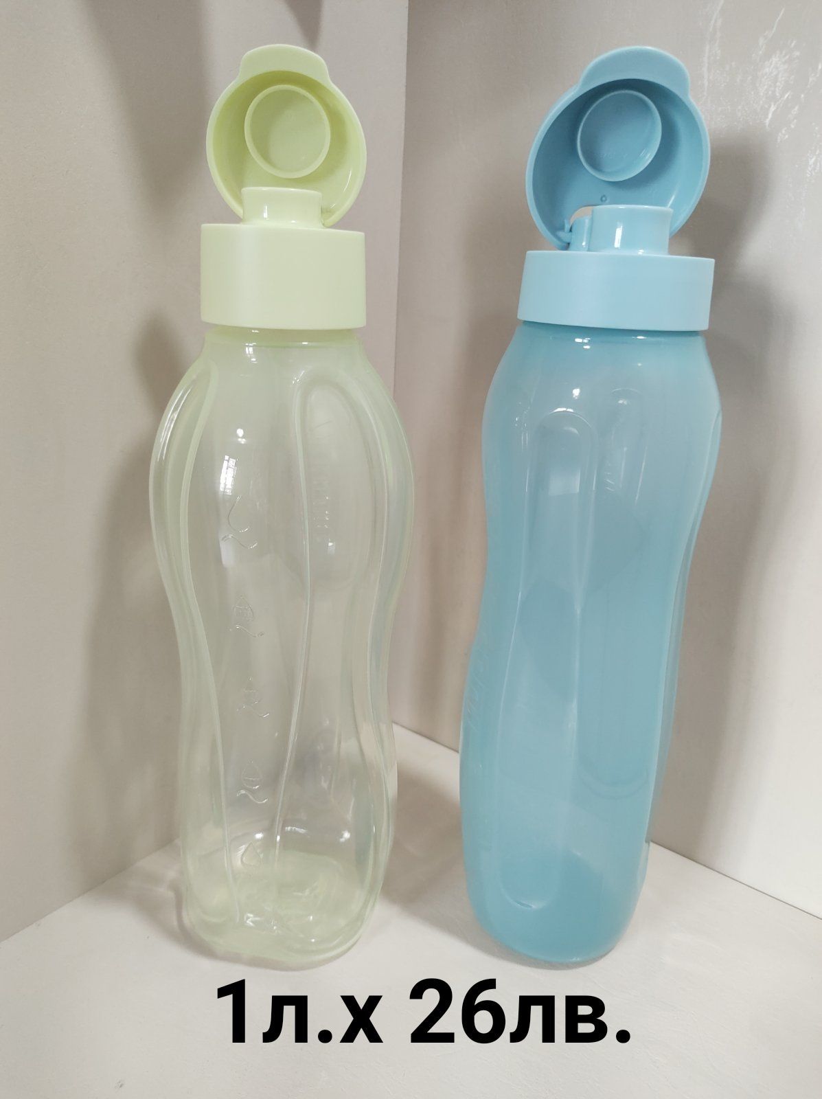 TUPPERWARE - ЕКО бутилки 500мл, 750мл, 1,5л, 2л, Миксери, Кана Слим