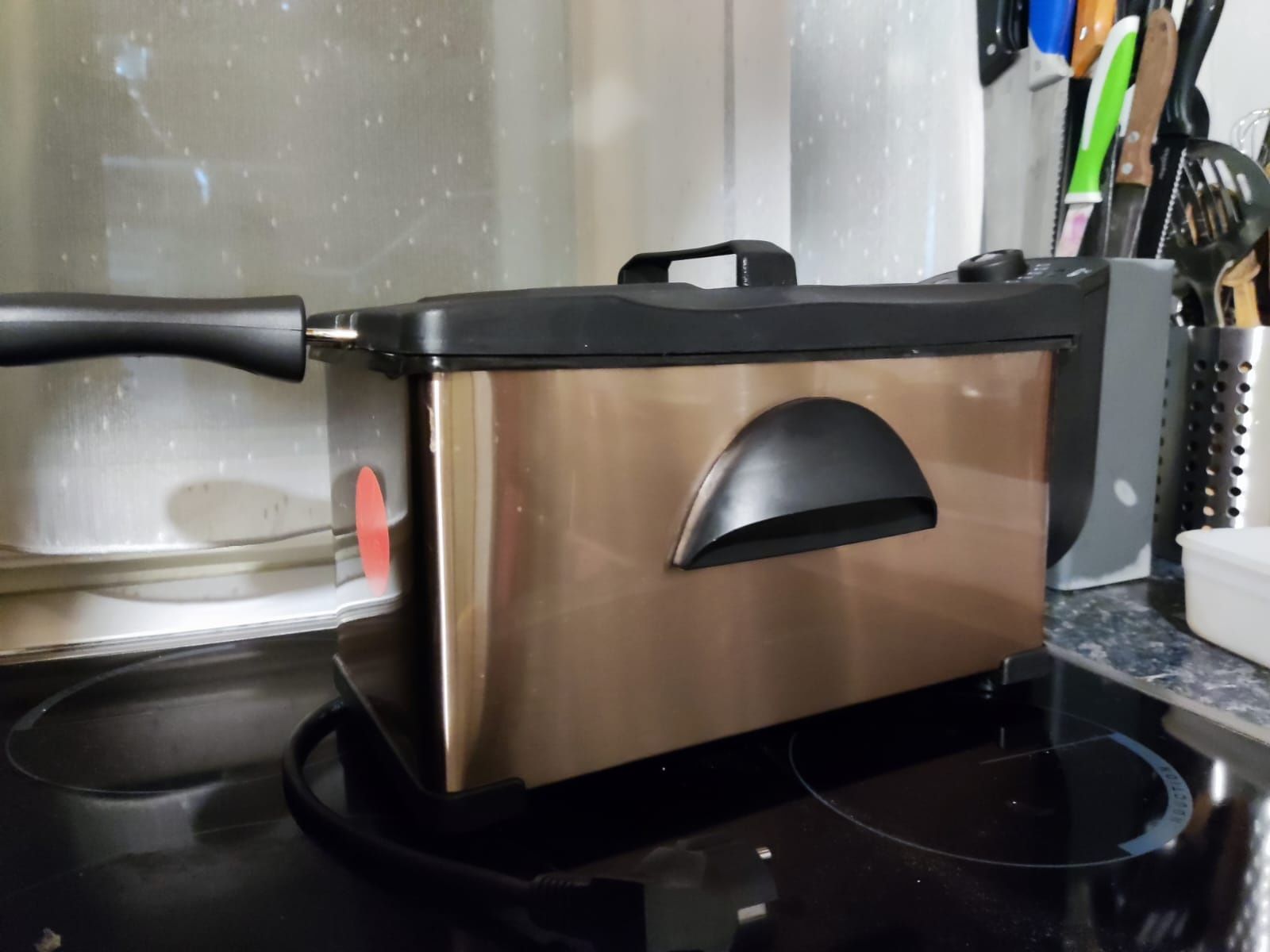 Friteuza Bestron AF370CO Copper deep fryer