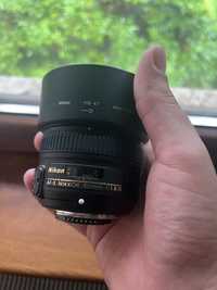 обектив Nikon AF-S Nikkor 50mm f/1.8G