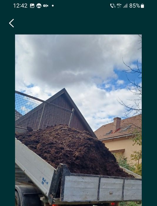 Nisip, balastru, piatra concasata, gunoi/balegar