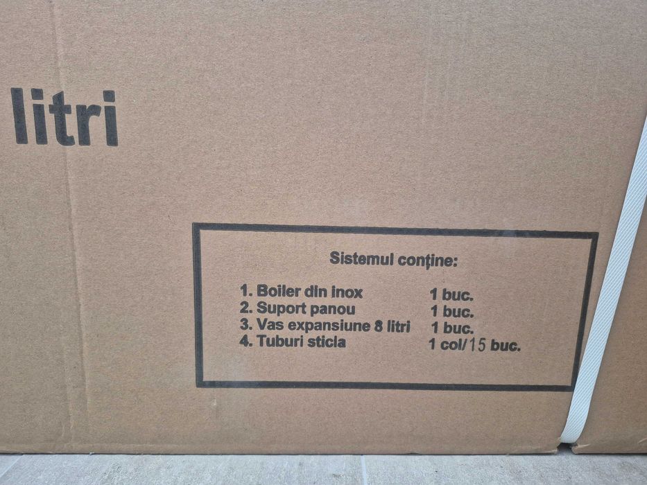 Panou solar nepresurizat 175 litri
