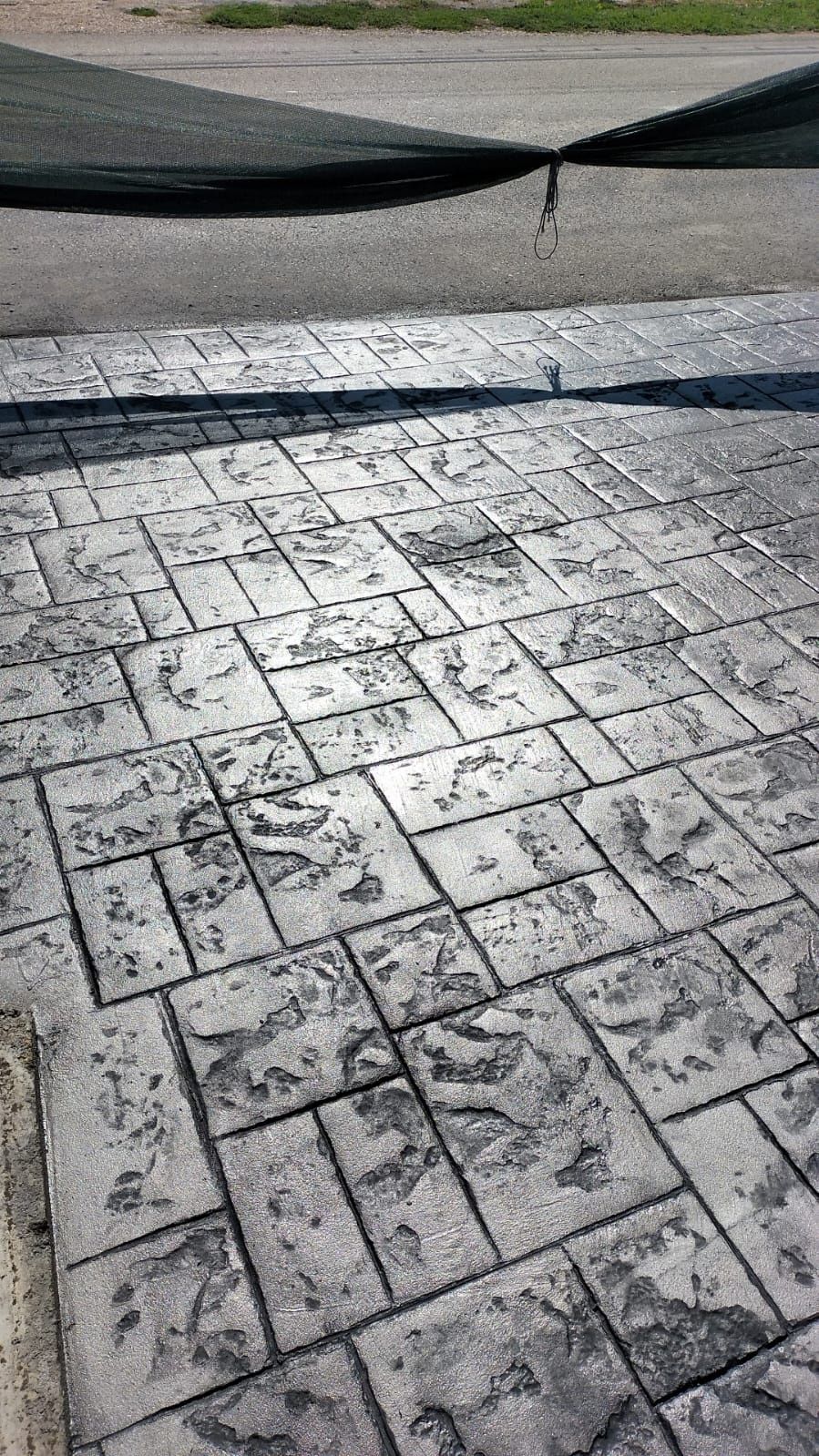 Beton amprentat, elicopterizat , vertical