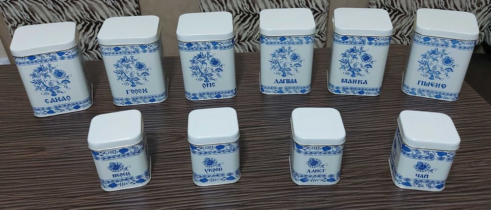 Банки-емкости для хранения сыпучих продуктов