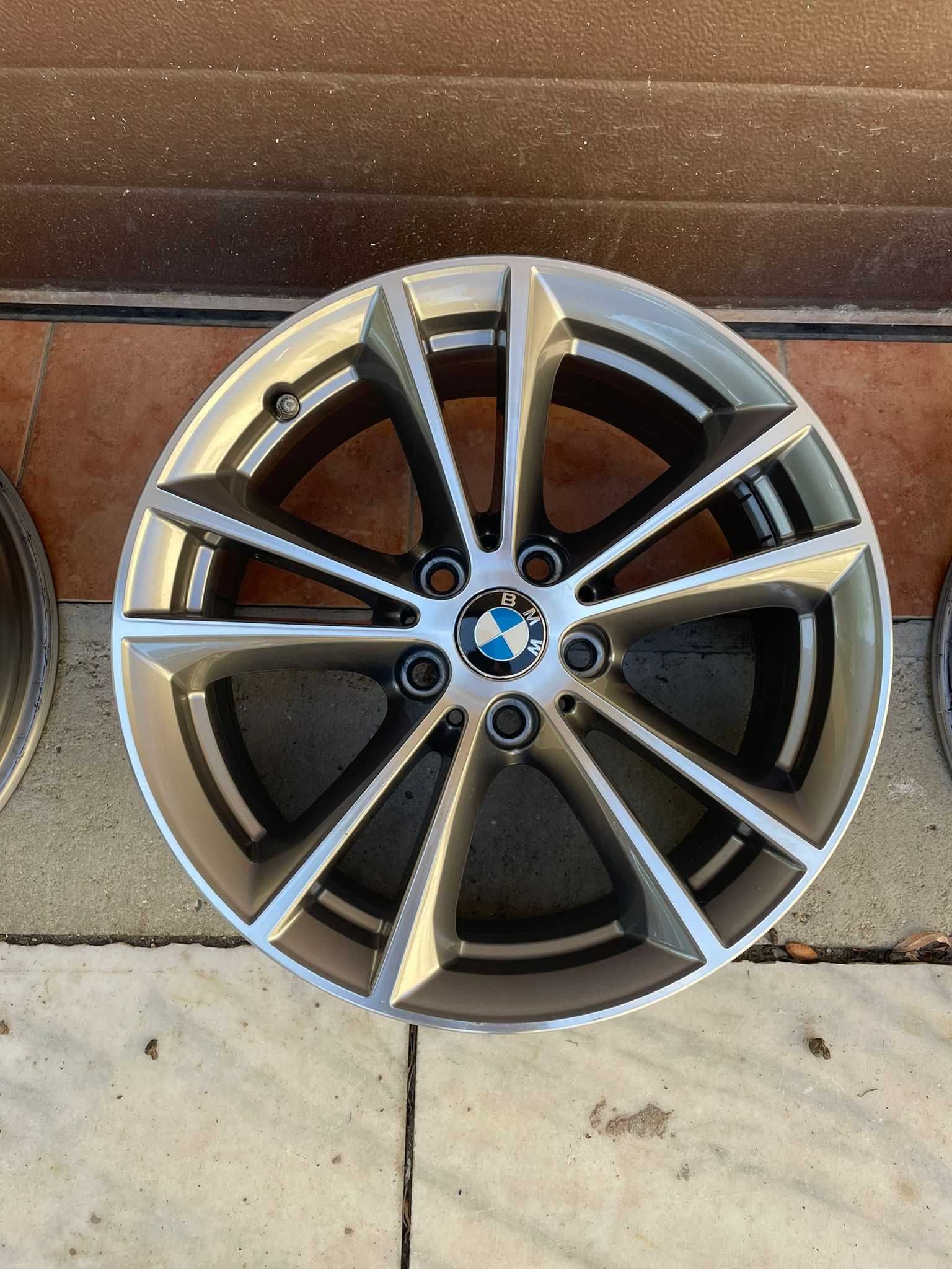 Jante Bicolore originale 17 BMW seria 5 G30 G31 style 631 cu SENZORI