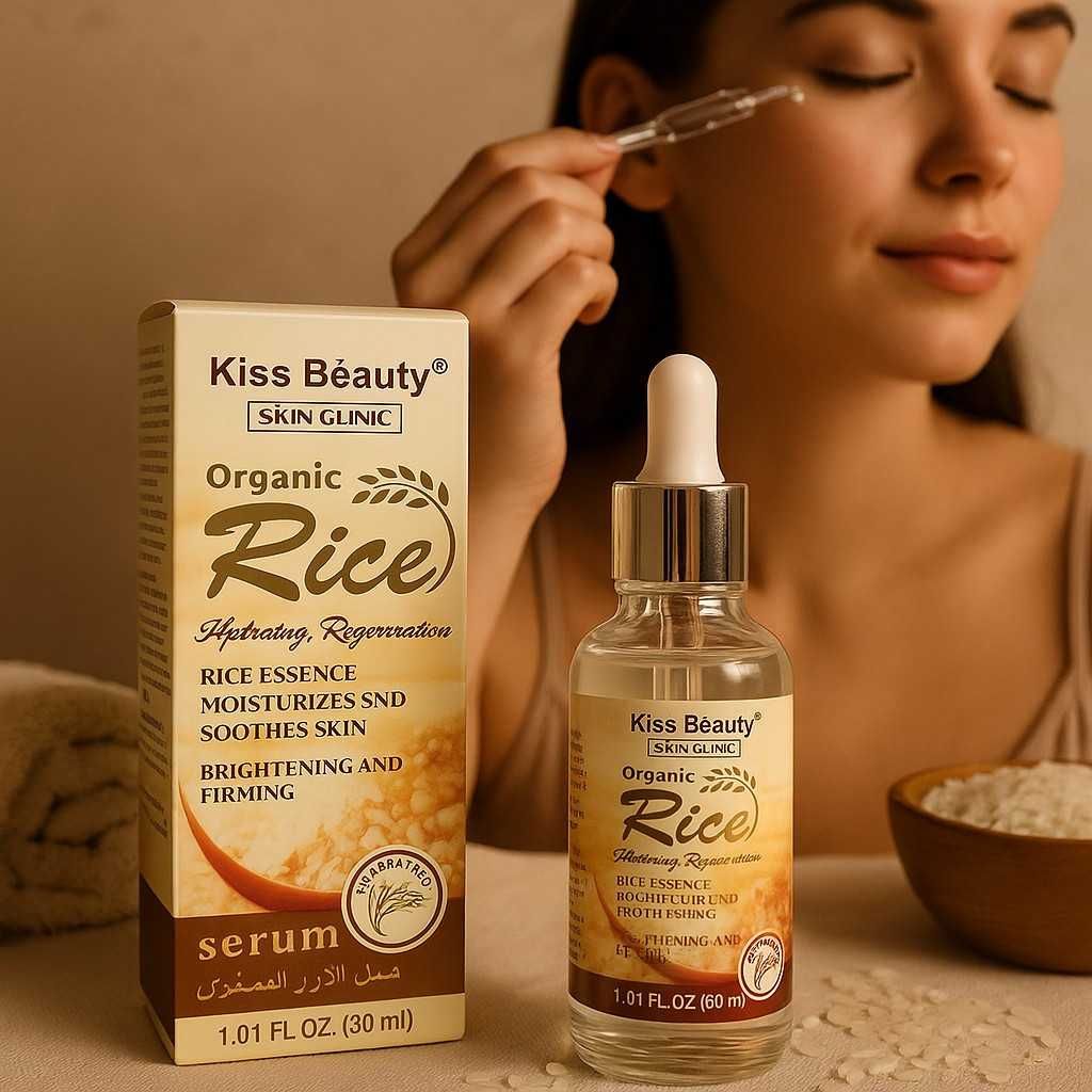 Органичен серум с оризова есенция Kiss Beauty Rice Serum