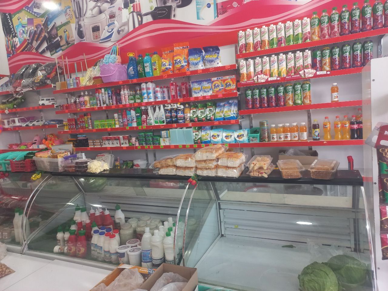 Magazin uchun tayyor prilavkalar