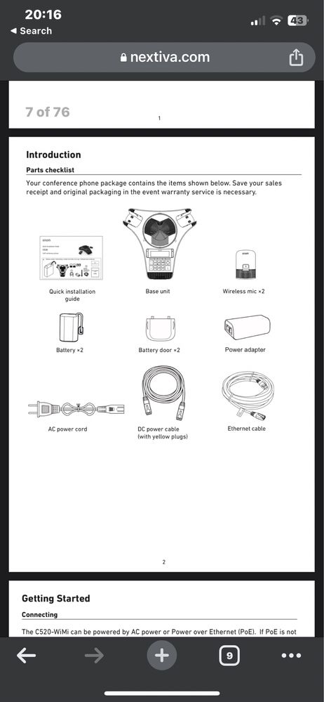 telefon IP conferinta SNOM C520 WiMi