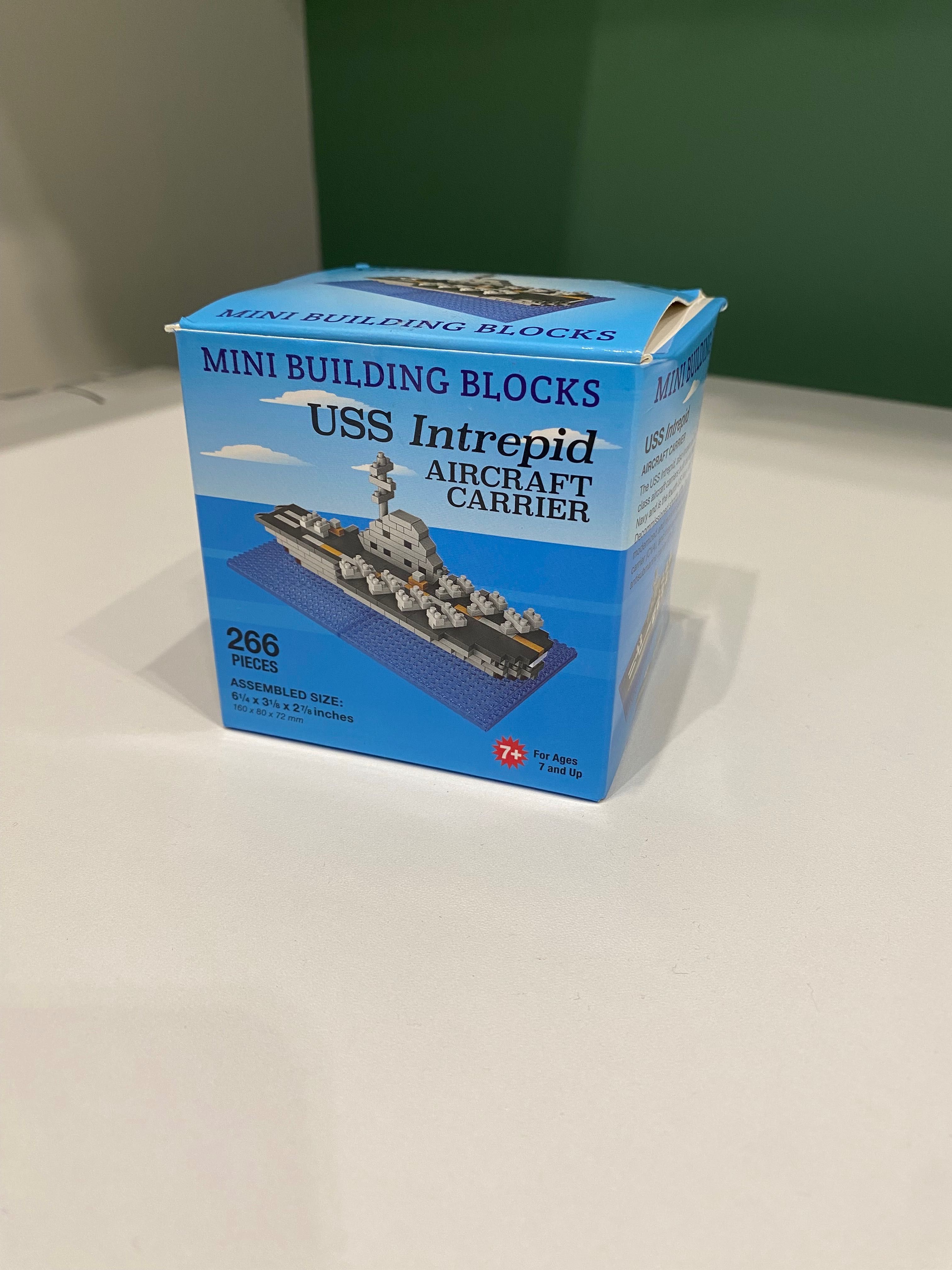Lego - mini building blocks uss intrepid aircraft carrier