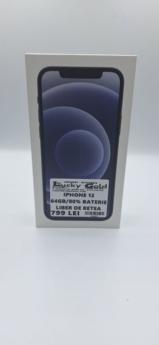IPhone 12 64Gb 80% Baterie Garantie/Factura #49423