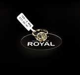 Bijuteria Royal inel din aur 18k 2.45 gr