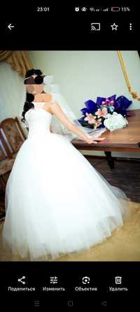Продам свадебное,бальное платье