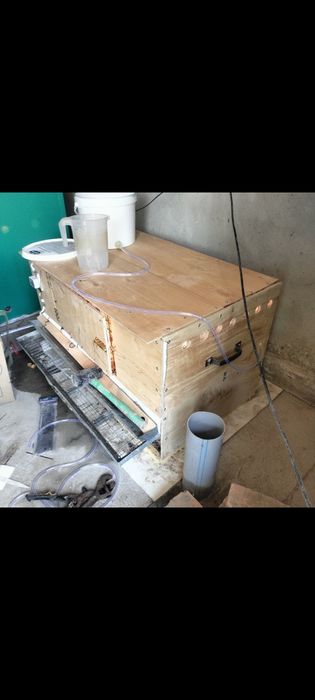 Брудер автоматической поилкой, и обогревам, на 80цыплят