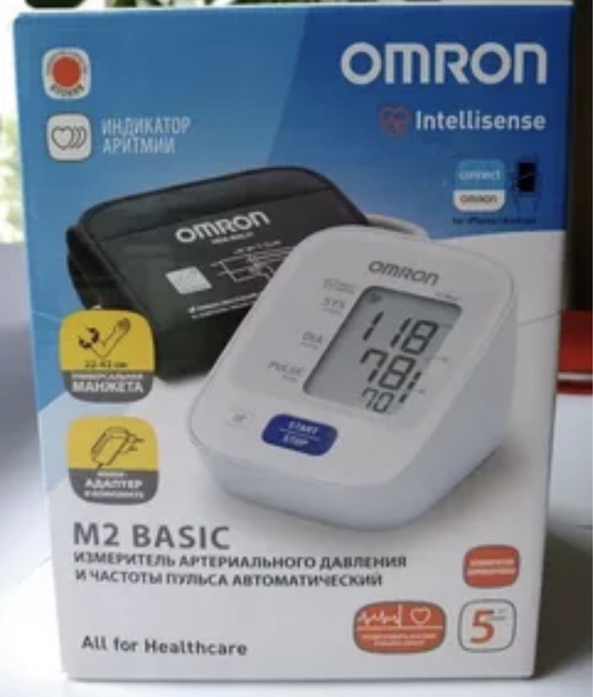 Минималистичный тонометр Omron m2  basic