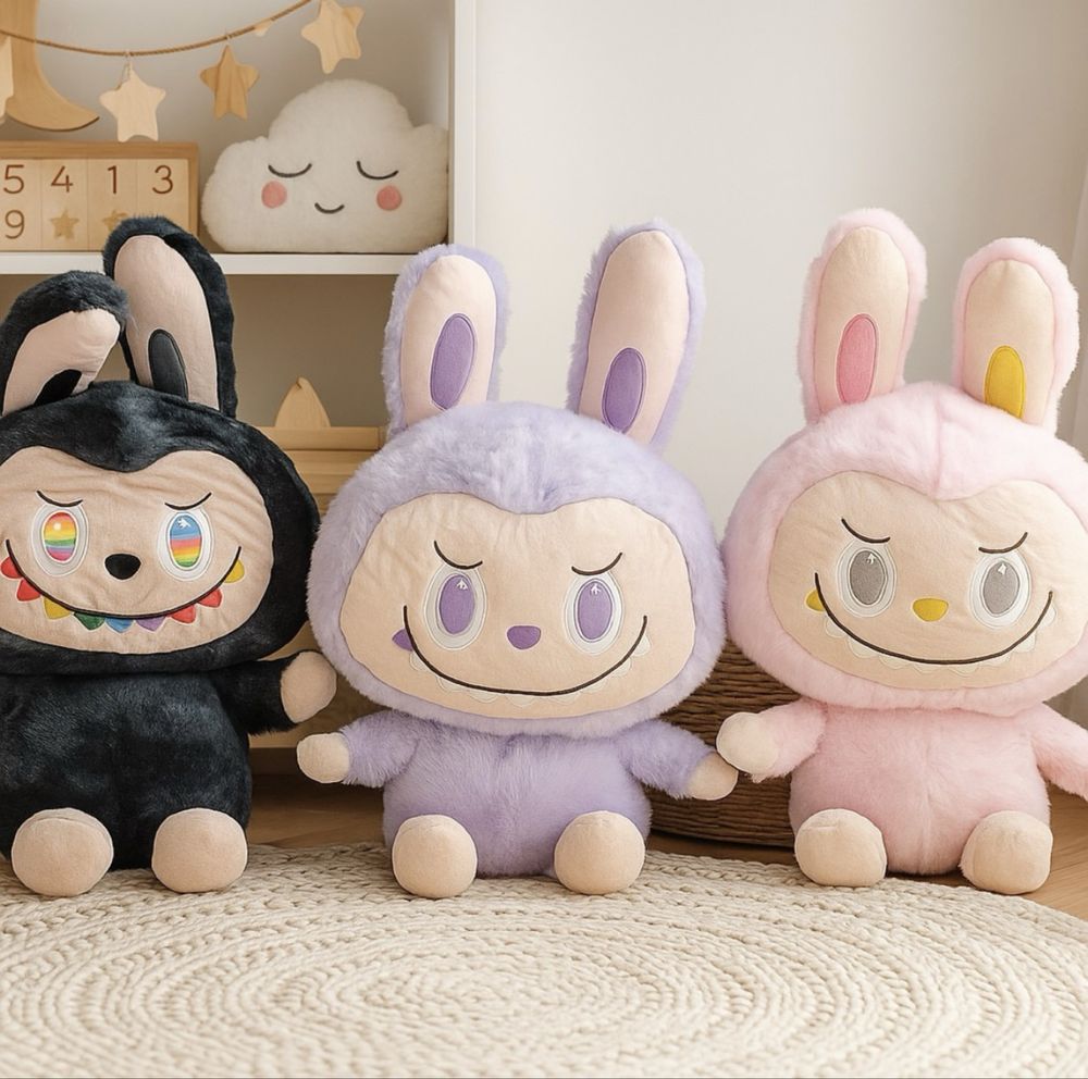 Голяма плюшена играчка Лабубу – 80 см