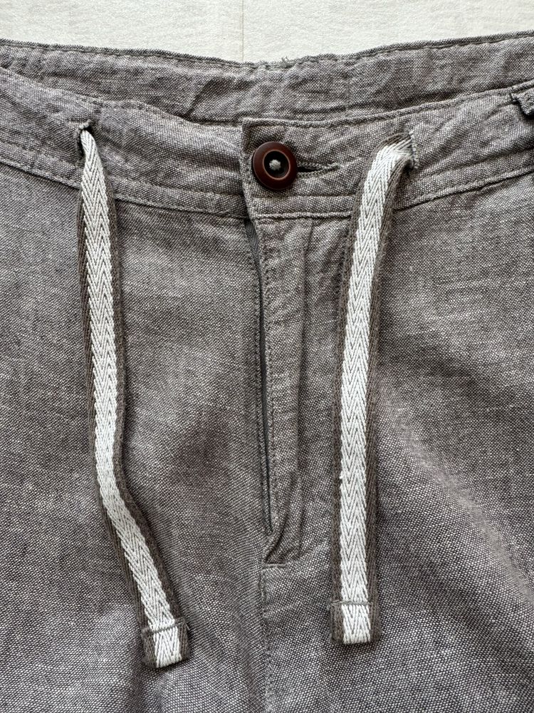 Мъжки ленени сиви панталони Livergy размер М