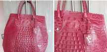 Дамска чанта от естествена кожа на Furla.