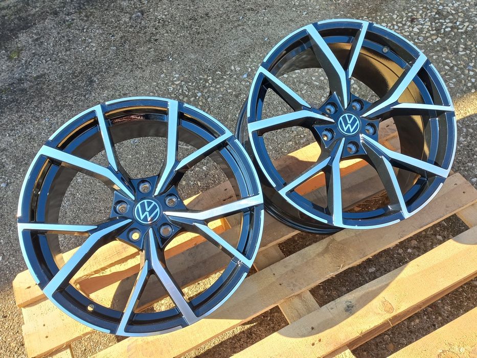 18"Vw Golf Passat Tiguan 8j et40 Estroil Black Diamond Seat Audi Škoda