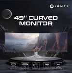 Immer 49 CURVED 144hz  (3840x1080)  (HDMI+DP+TypeC+USB+SPEAKER)
