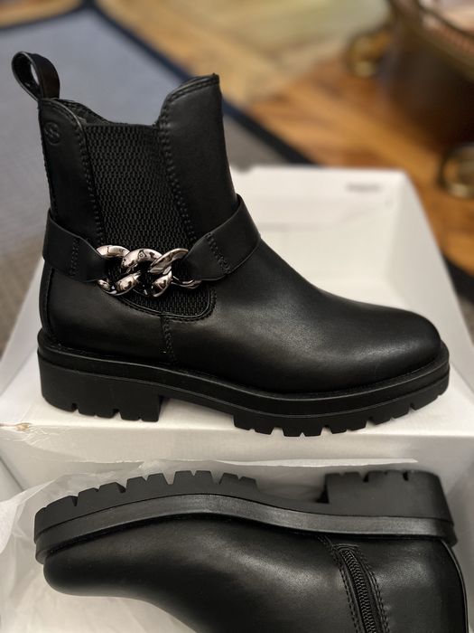 Ghete S. Oliver piele ecologic si lant marime 39