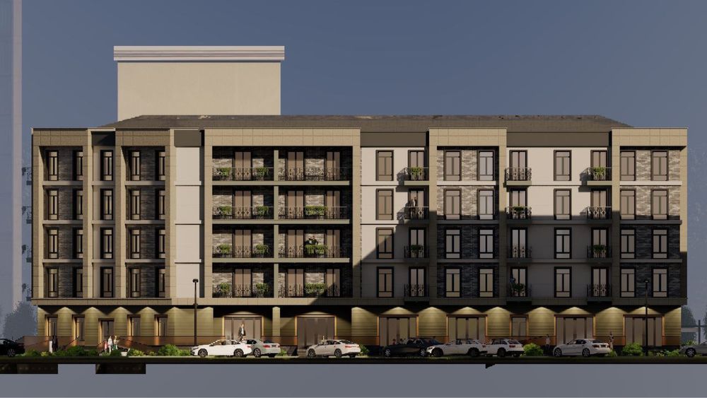 Nurafshon markazida joylashgan 4 xonali keng kvartira sotiladi