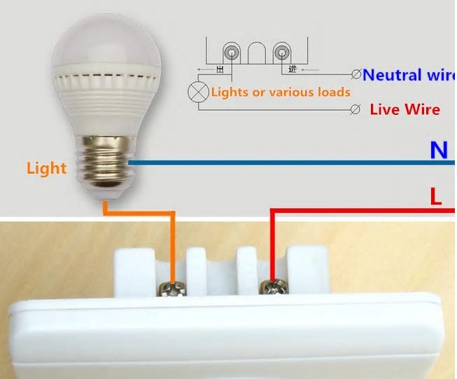 Ключ за осветление със сензор за движение-фотоклетка