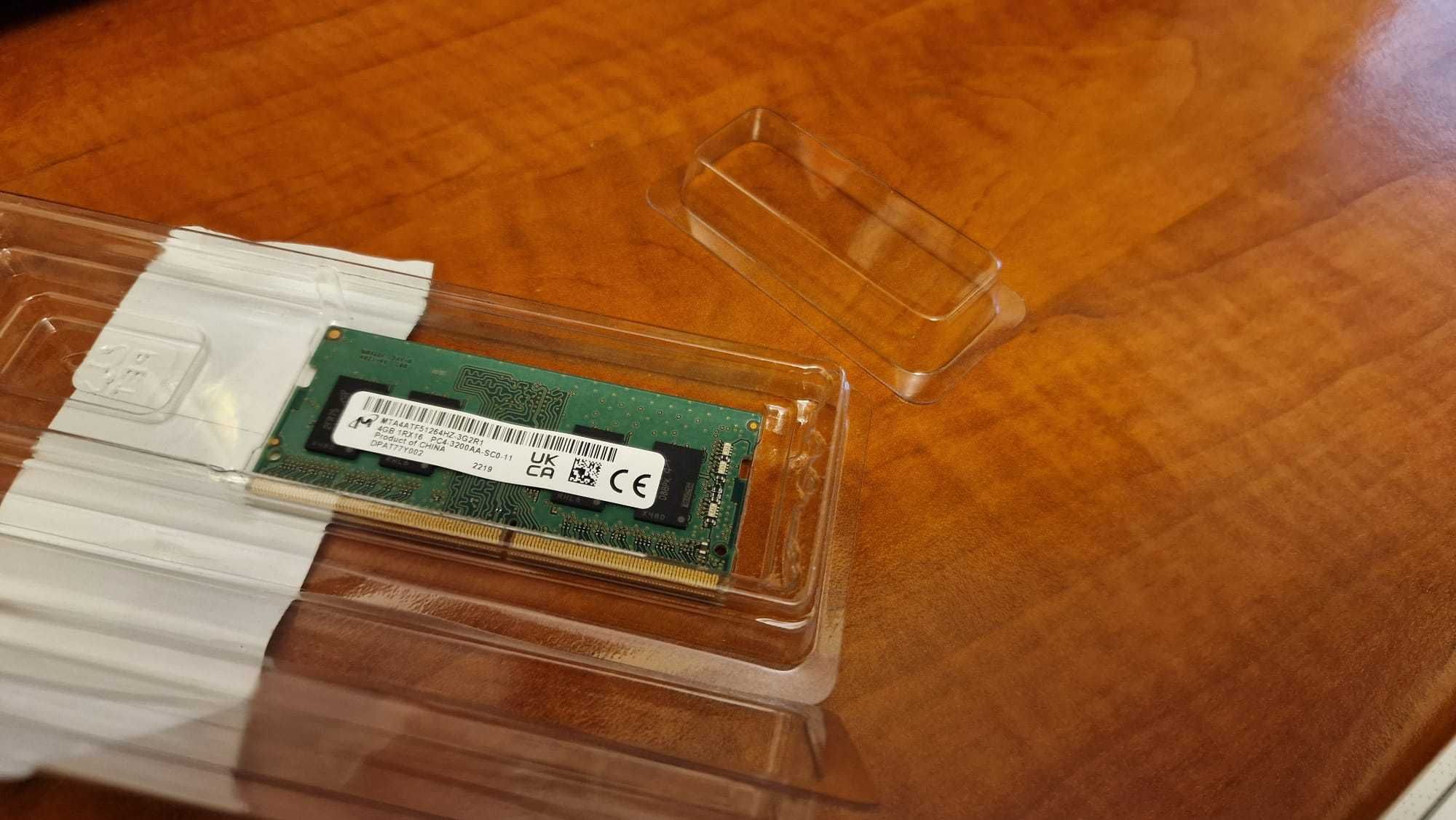 Memorie RAM 4GB DDR4 3200MHz, de laptop, noua, pe stoc 20 buc