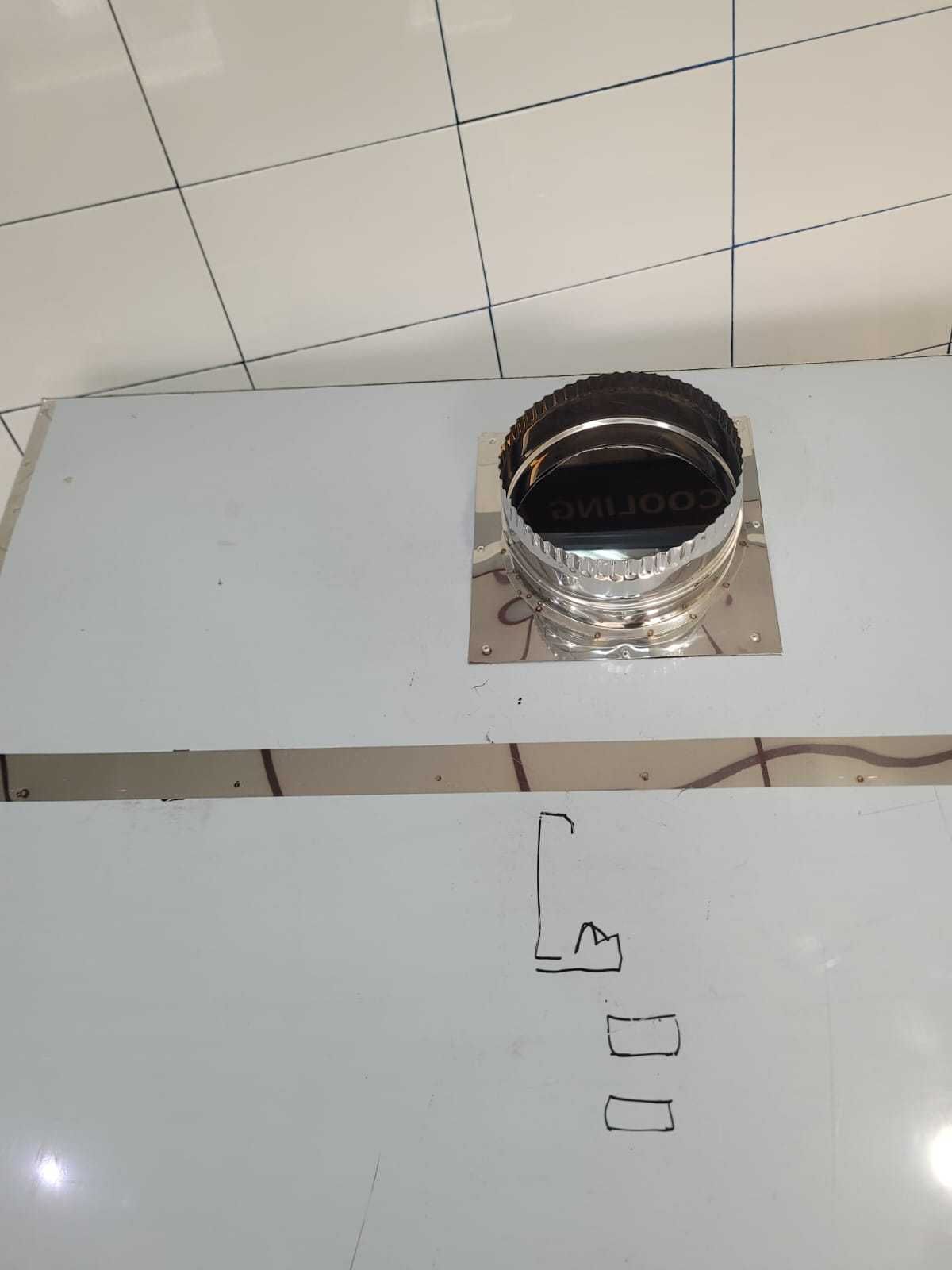 Vand hota inox 1200x800x400mm