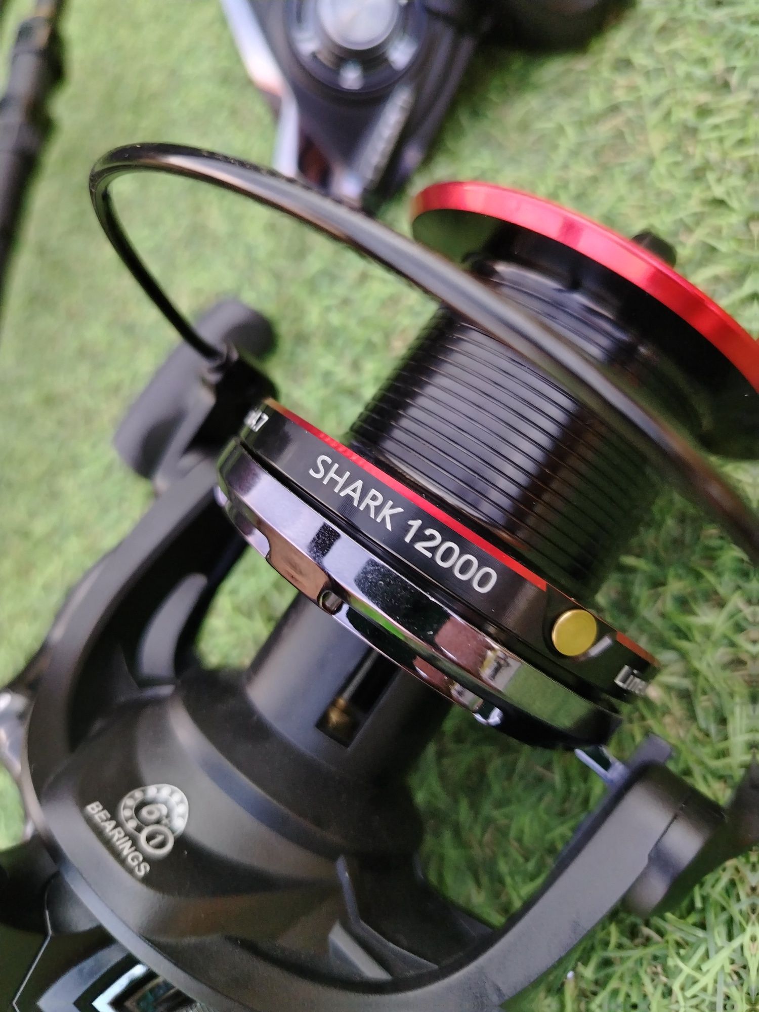 SET 3 Lansete  EBISU CARP 3.90 m 3.75 Lbs 2 trons  + 3 Eastshark 12000