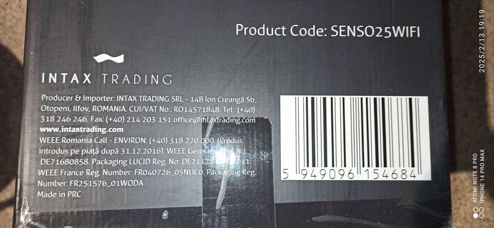 Dezumidificator Turbionaire SENSO 25, WiFi, garantie 06.11.2028