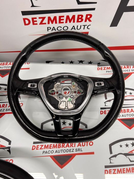 Volan Piele+Comenzi Vw Golf 7 Passat B8 Tiguan Sharan Caddy Touran
