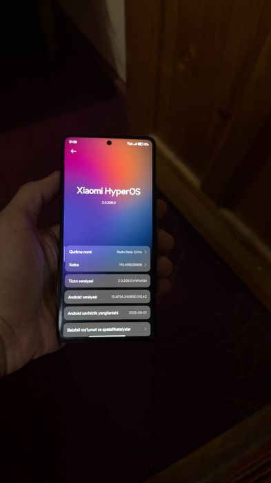 Redmi note 13 pro kafolati bilan