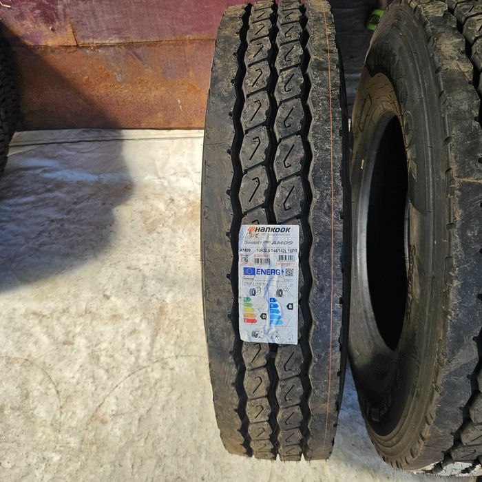 2 Нови гуми 10R22.5 Hankook AM09 144/142L 16PR M+S 3PMFS 1200лв. С ДДС