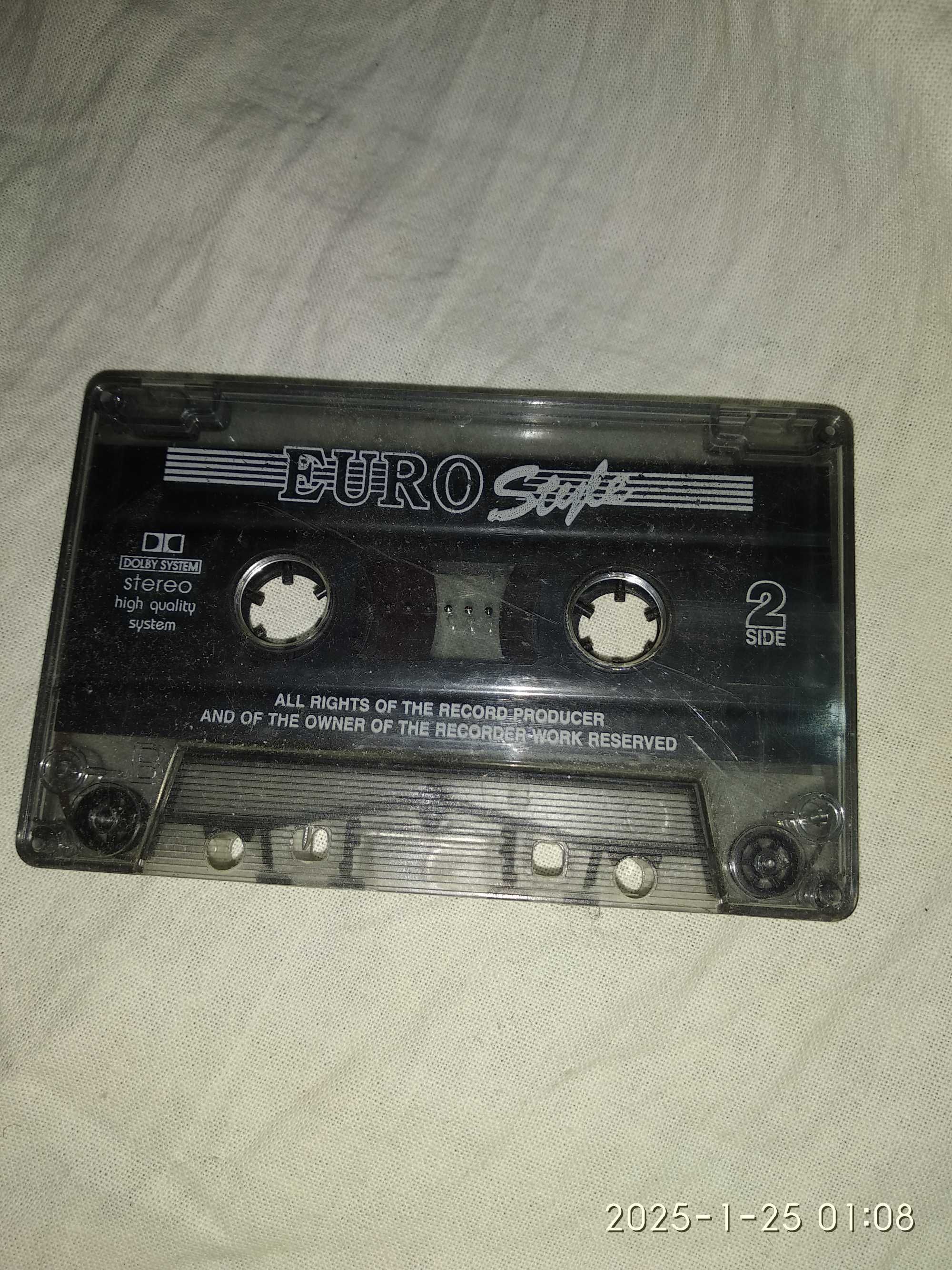 Видеокассета VHS, аудиокассета.