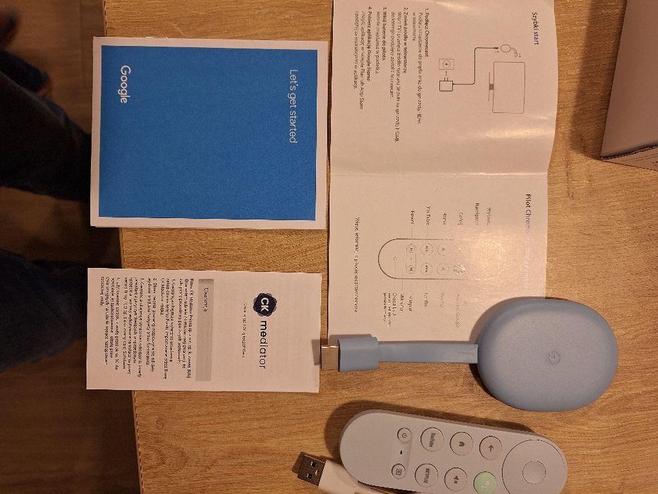 Black friday Google Chromecast with Google TV 4K - Albastru