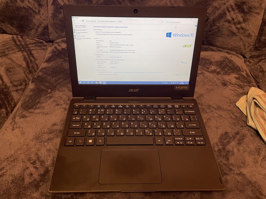 Продам Acer travel mate 118 11,6” 4/64emmc