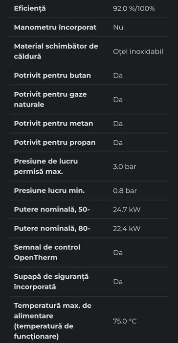 Vând centrala Cazan Combi Semiatek Condens 24 - 23Kw, Saunier Duval, k
