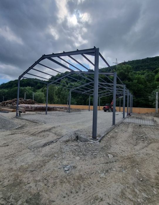 Vând structura 7x30 din profile metalice IPE 140 cu teava